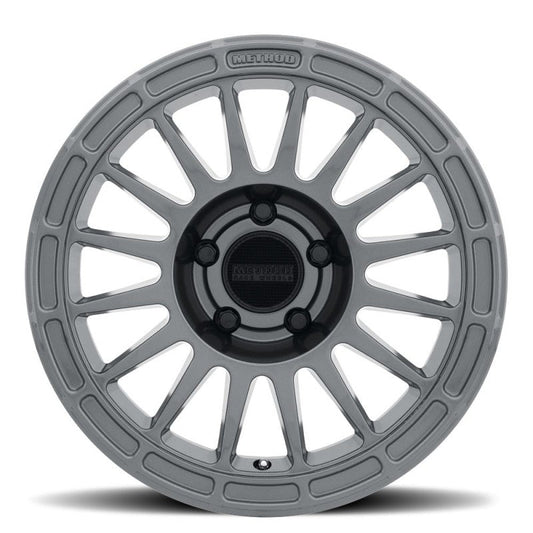 Method Mr314 17x7.5 +30mm Offset 5x108 63.4mm CB Gloss Titanium Wheel - Mammoth Racing -