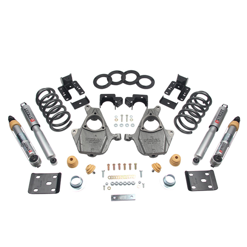 Belltech Lowering KIT 16.5-17 Chevy Silverado All Cab 2W 3-4f / 7R - Mammoth Racing -