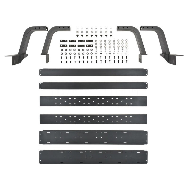Westin 2021 Jeep Gladiator Overland Cargo Rack - Textured Black - Mammoth Racing -