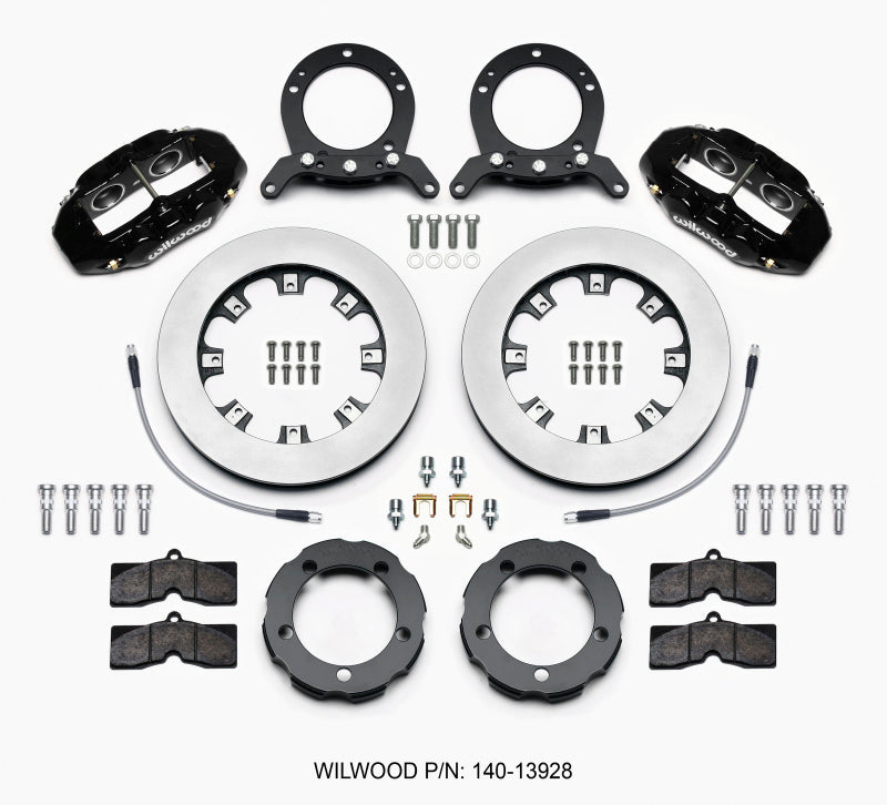 Wilwood D8 Front Hat Kit 12.19in Rotor 76-77 Ford Bronco Dana 44 w/Lines - My Store