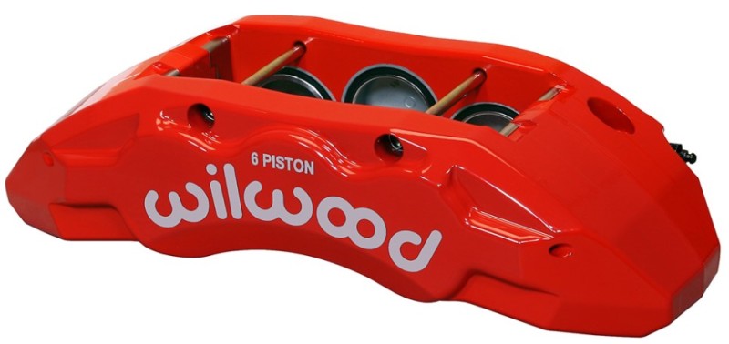 Wilwood Caliper-TX6R- L/H - Red 1.75/1.62/1.62in Pistons 1.38in Disc - Mammoth Racing -