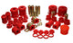 Energy Suspension 00-1/01 Mitsubishi Eclipse FWD Red Hyper-flex Master Bushing Set - Mammoth Racing -