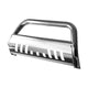 Xtune Chevy Silverado 07-13 1500Ld 3 Inch Bull Bar T-304 Stainless Steel Polished BBR-CS-A02G0407 - Mammoth Racing -
