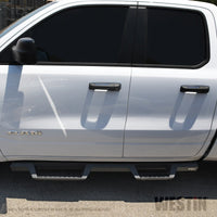 Westin 2019 Ram 1500 Quad Cab Drop Nerf Step Bars - Textured Black - Mammoth Racing -