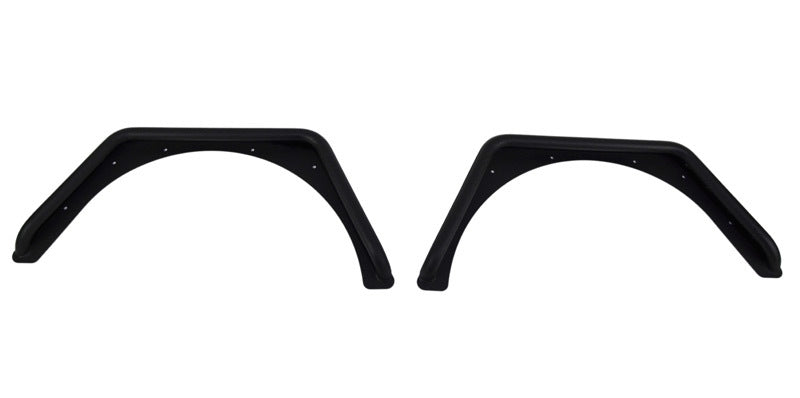 Fishbone Offroad 97-06 Jeep Wrangler TJ Steel Tube Fenders Rear 3In Flare - Blk Textured Powdercoat - Mammoth Racing -