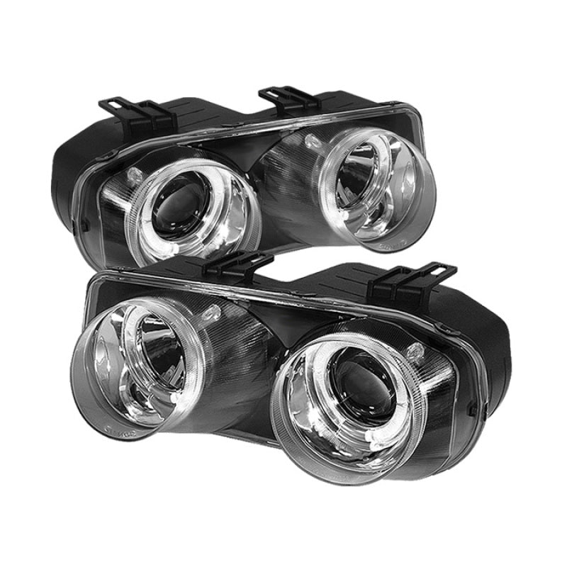 Spyder Acura Integra 94-97 Projector Headlights LED Halo -Chrome High H1 Low 9006 PRO-YD-AI94-HL-C - Mammoth Racing -