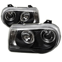 Spyder Chrysler 300C 05-10 Projector Headlights LED Halo LED Blk (Not Included) PRO-YD-C300C-HL-BK - Mammoth Racing -