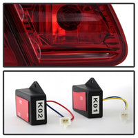 Xtune Mercedes Benz W210 E-Class 96-02 LED Tail Lights Red Smoke ALT-CL-MBW210-LED-RSM - Mammoth Racing -