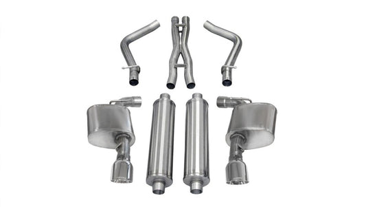 Corsa 11-13 Dodge Challenger SRT-8 6.4L V8 Manual Polished Xtreme Cat-Back Exhaust