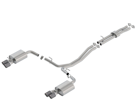 Borla 18-19 Ford Explorer Sport 3.5L 2.5in 2.25in Diameter S-Type Exhaust Carbon Fiber 3.5in Tip - My Store