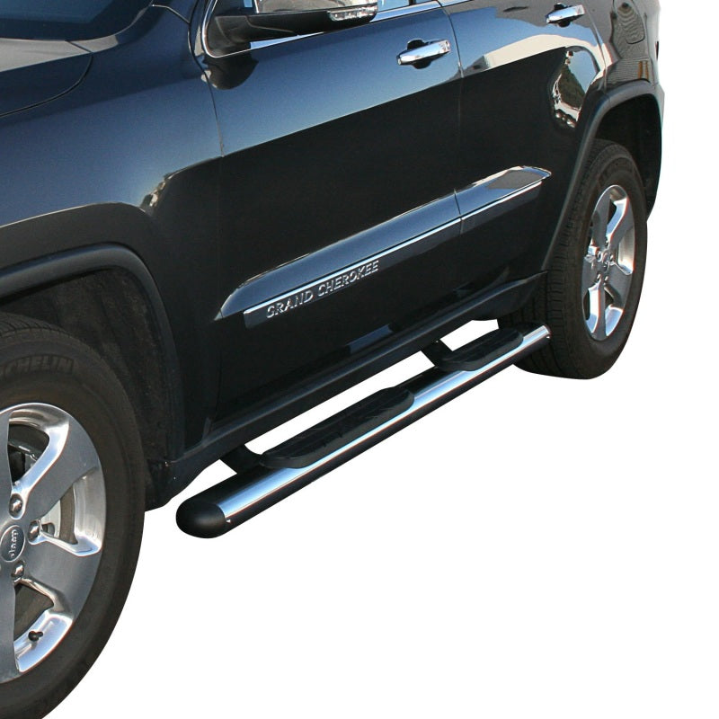 Westin Premier 4 Oval Nerf Step Bars 72 in - Stainless Steel - Mammoth Racing -