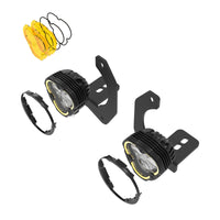 KC HiLiTES Flex ERA 3 Dual Mode SAE Fog Lights - 2-Light Master Kit for Jeep Jk/jl/jt Steel Bumpers - Mammoth Racing -