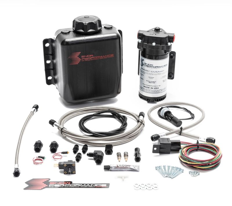 Snow Performance Stg 1 Boost Cooler F/I Water Injection Kit (Incl. SS Braided Line and 4AN Fittings) - My Store