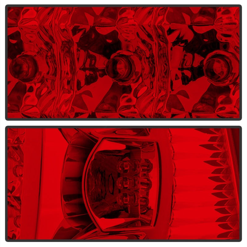 Xtune Ford F150 Styleside 97-03 Super Duty 99-07 LED Tail Lights Red Smoke ALT-ON-FF15097-LED-RC - Mammoth Racing -