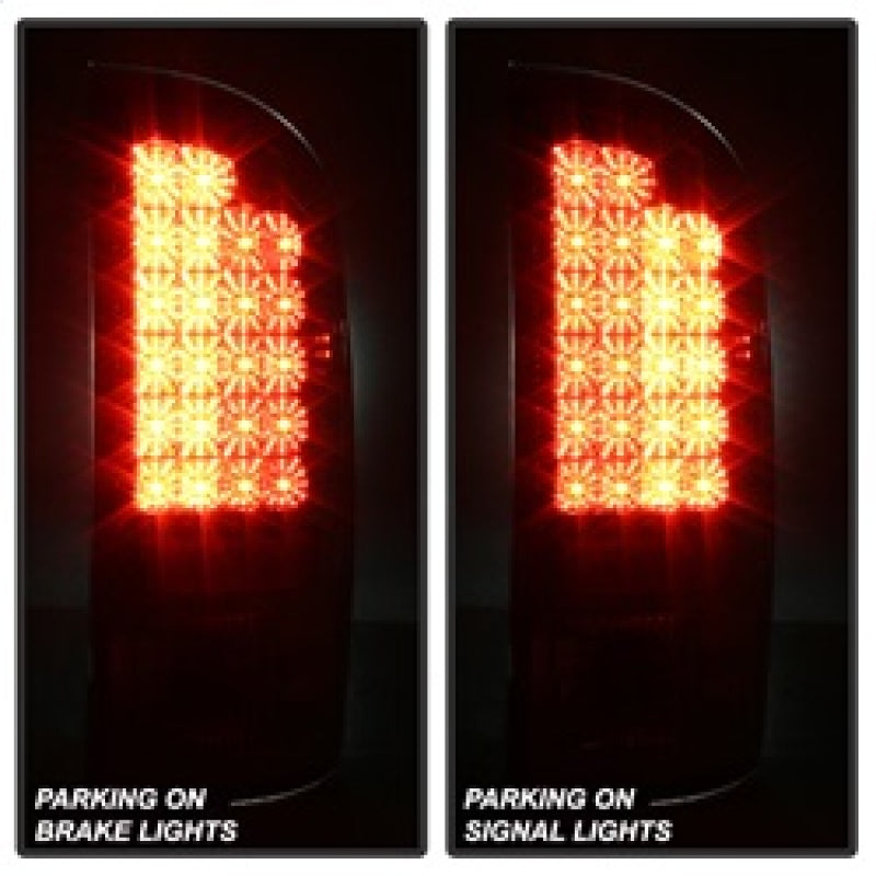 Spyder Dodge Ram 02-06 1500/Ram 2500/3500 03-06 LED Tail Light Red Clear ALT-YD-DRAM02-LED-RC - Mammoth Racing -