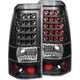ANZO 2003-2006 Chevrolet Silverado 1500 LED Taillights Black - Mammoth Racing -