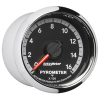 Autometer Gen4 Dodge Factory Match 52.4mm Full Sweep Electronic 0-1600 Deg F EGT/Pyrometer Gauge - My Store