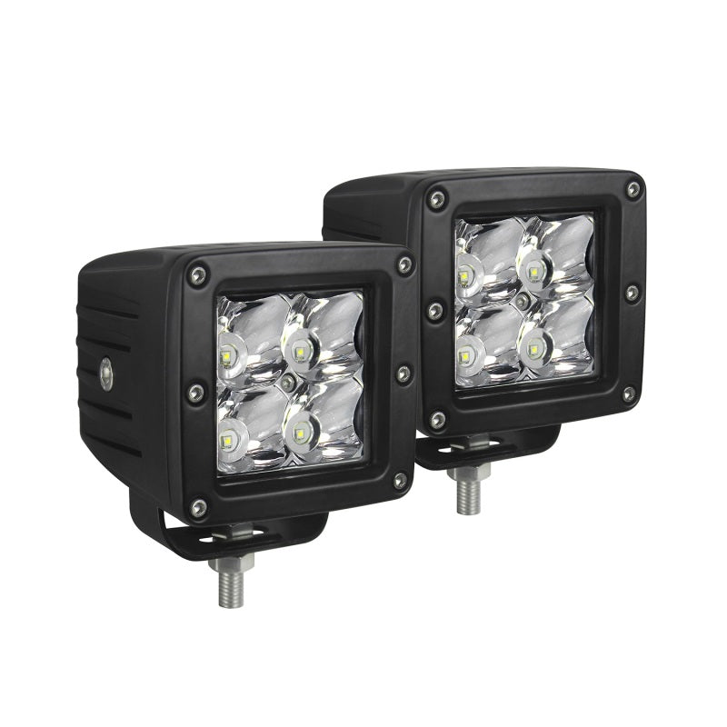 Westin Compact LED 5W 3.2 inch x 3 inch (Set of 2) - Black - Mammoth Racing -