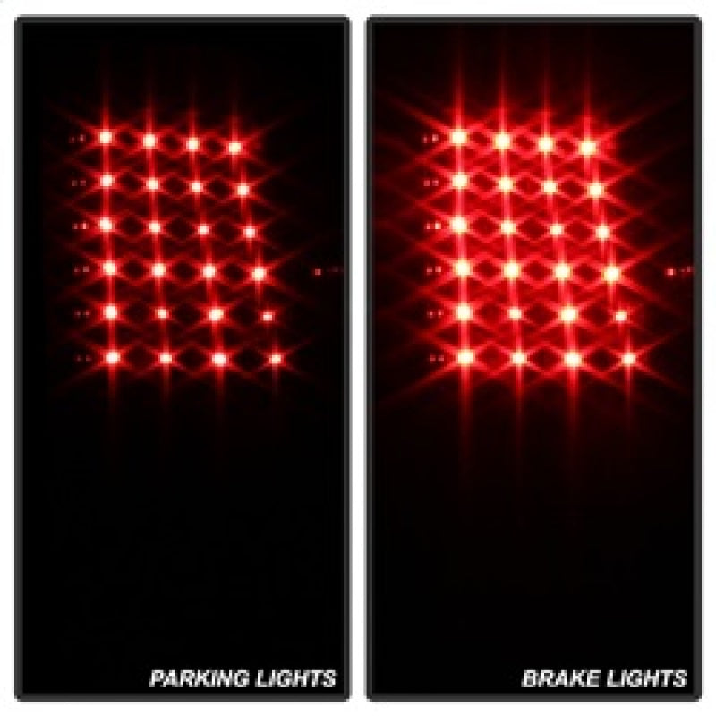 Xtune Toyota Tundra 07-13 LED Tail Lights Black ALT-ON-TTU07-LED-BK - Mammoth Racing -