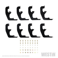 Westin 2019 Chevrolet Silverado/Sierra 1500 Double/CC Premier Oval Nerf Step Bar Mount Kit - Black - Mammoth Racing -