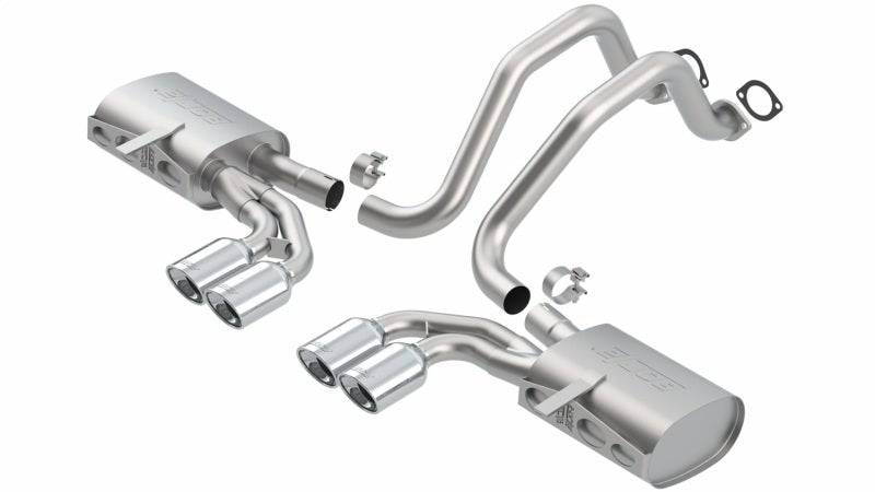 Borla 97-04 Chevrolet Corvette 5.7L 8cyl Touring SS Catback Exhaust - Mammoth Racing -