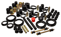 Energy Suspension 85-93 Ford Mustang Black Hyper-flex Master Bushing Set - Mammoth Racing -