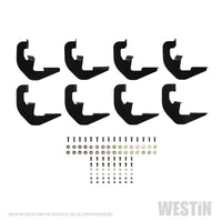 Westin 2019 Chevrolet Silverado/Sierra 1500 Double/CC Non LD Running Board Mount Kit - Black - Mammoth Racing -