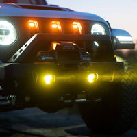 KC HiLiTES Flex ERA 3 Dual Mode SAE Fog Lights - 2-Light Master Kit for Jeep Aftermarket Bumpers - Mammoth Racing -