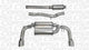 Corsa 08-14 Mitsubishi Lancer Evolution X Sedan 2.0L Polished Sport Dual Rear Cat-Back Exhaust - Mammoth Racing -