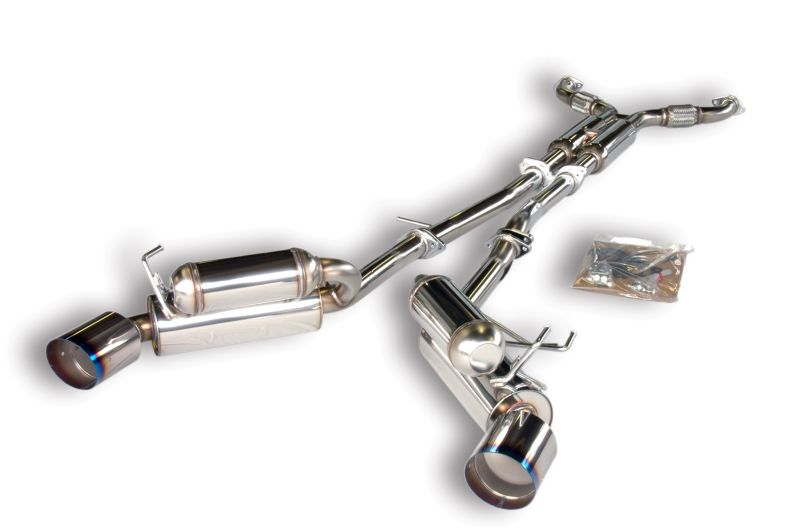 HKS 03-06 350z Dual Hi-Power Titanium Tip Catback Exhaust - Mammoth Racing -