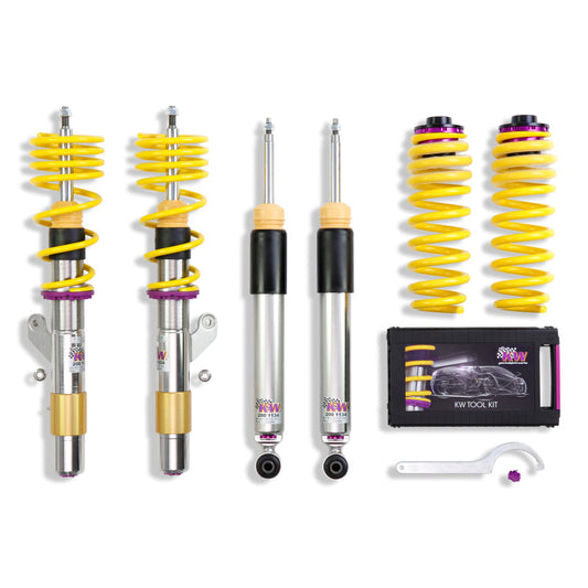 KW Coilover Kit V3 BMW 12+ 3 Series 4cyl F30 w/o Electronic Suspension - Mammoth Racing -
