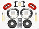 Wilwood Narrow Superlite 6R Front Hat Kit 12.88in Red 2006-Up Civic / CRZ - Mammoth Racing -