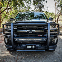Westin 16-18 Chevy Silverado 1500 Sportsman X Grille Guard - Textured Black - Mammoth Racing -