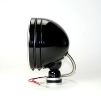 KC HiLiTES Daylighter 6in. Halogen Light 100w Spot Beam (Pair Pack System) - Black SS - Mammoth Racing -