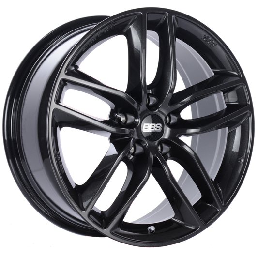 BBS SX 19x8.5 5x112 ET32 Crystal Black Wheel -82mm PFS/Clip Required - Mammoth Racing -