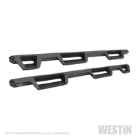 Westin 07-18 Chevrolet Silverado 1500 CC 5.5ft Bed HDX Drop W2W Nerf Step Bars - Tex. Blk - Mammoth Racing -
