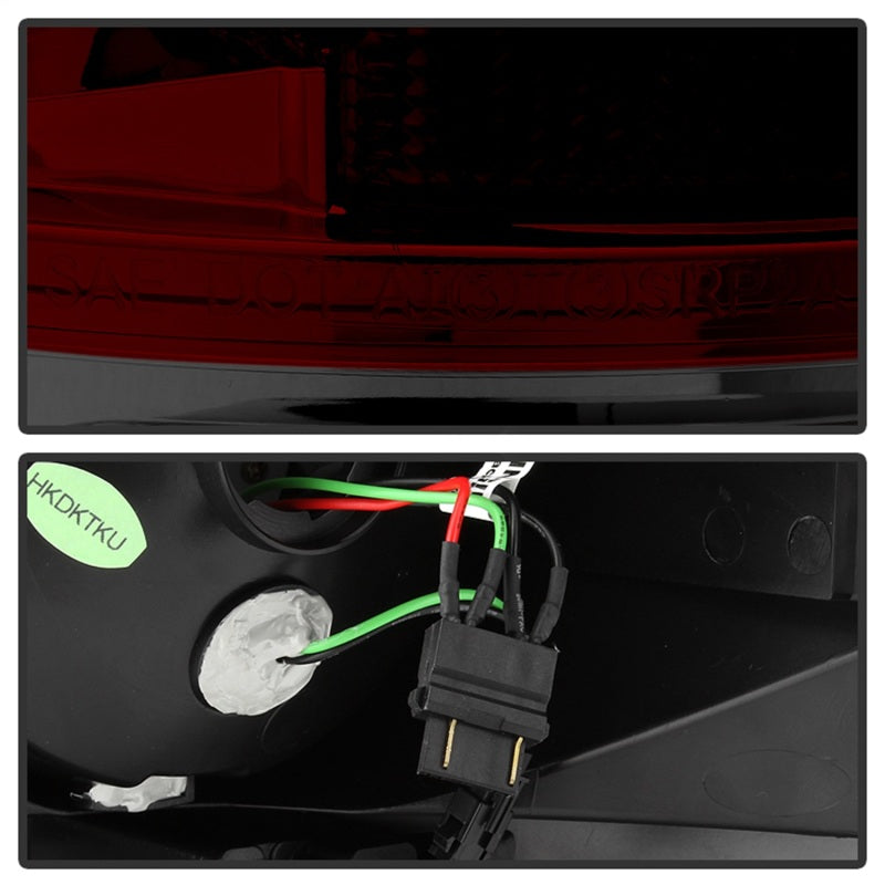Spyder Toyota Tundra 07-13 LED Tail lights Red Smoke ALT-YD-TTU07-LED-RS - Mammoth Racing -