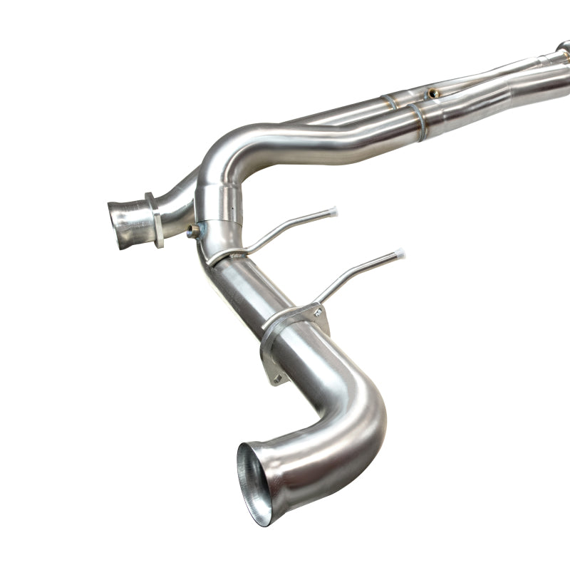 Kooks 11-14 Ford Raptor SVT Super Crew Cab 3in Off Road Side Exit Exhaust w/ Black Slash Cut Tips - Mammoth Racing -