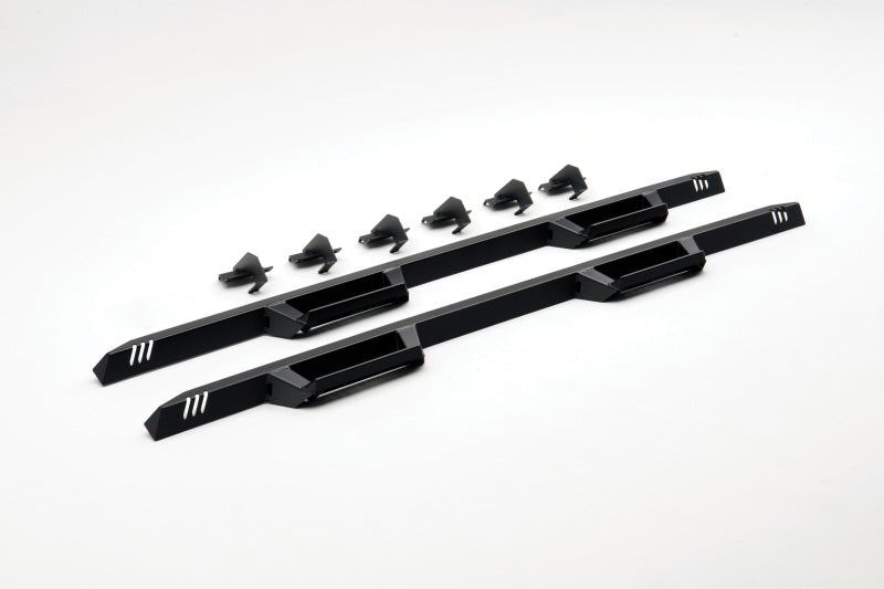 N-Fab EPYX 19-21 GM Silverado/Sierra 1500 / 20-21 2500-3500 - Double Cab - Tex. Black - Mammoth Racing -