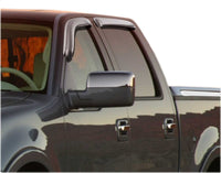 AVS 06-08 Lincoln Mark LT Ventvisor Outside Mount Front & Rear Window Deflectors 4pc - Chrome - Mammoth Racing -