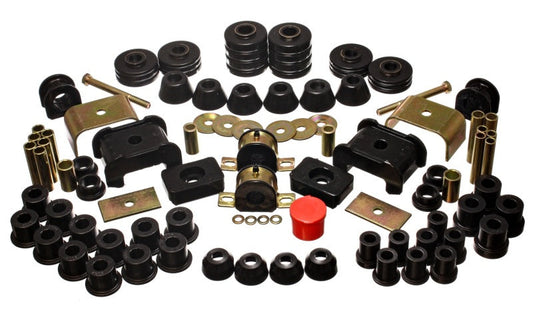 Energy Suspension 73-80 Chev/GMC 4WD w/Aftermarket Front Springs Black Hyper-Flex Master Bushing Set - My Store