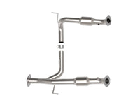 aFe Toyota Tacoma 05-15 V6-4.0L Twisted Steel Y-Pipe w/ Cat - Mammoth Racing -