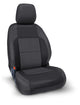 PRP 2016+ Toyota Tacoma Front Seat Covers (Pair) - Black/Grey - Mammoth Racing -