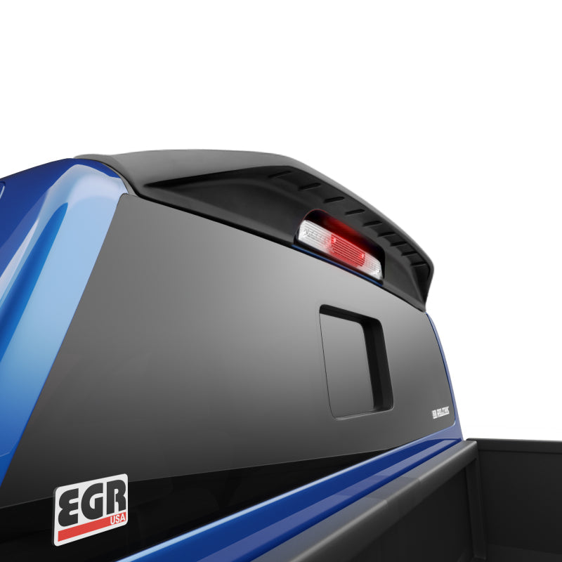 EGR 19-20 Ford Ranger Super Crew Rear Cab Truck Spoiler - Matte Black - Mammoth Racing -