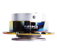 NRG Quick Release Gen 2.5 - Silver Body / Neochrome Ring - My Store