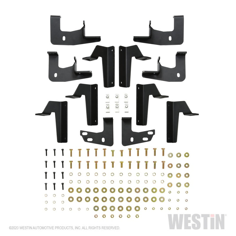 Westin 2020 Jeep Gladiator HDX Xtreme Nerf Step Bars - Textured Black - Mammoth Racing -