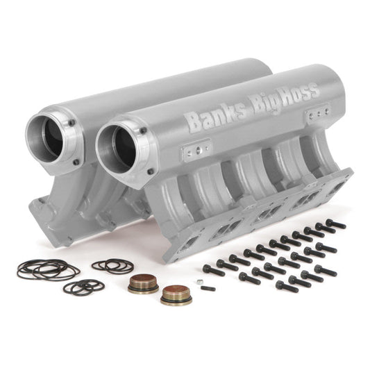 Banks Power 01-15 Chevrolet 2500/3500 Duramax 6.6L Big Hoss Manifold Boost Tube - Natural Finish - Mammoth Racing -