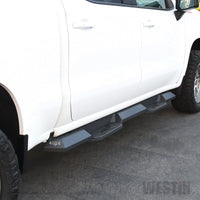 Westin 2019 Chevrolet Silverado/Sierra 1500 Crew Cab Xtreme Nerf Step Bars - Textured Black - Mammoth Racing -