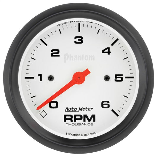 Autometer Phantom 6000rpm 3-3/8in. In-Dash Tachometer Gauge - My Store