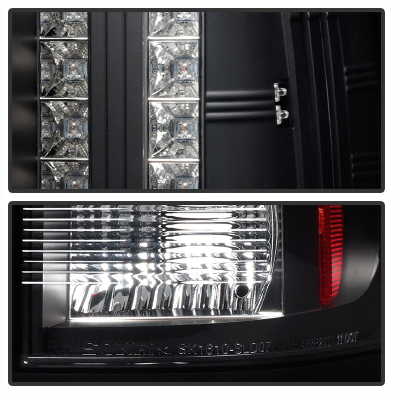 Spyder Chevy Silverado 07-13 LED Tail Lights Blk ALT-YD-CS07-LED-BK - Mammoth Racing -